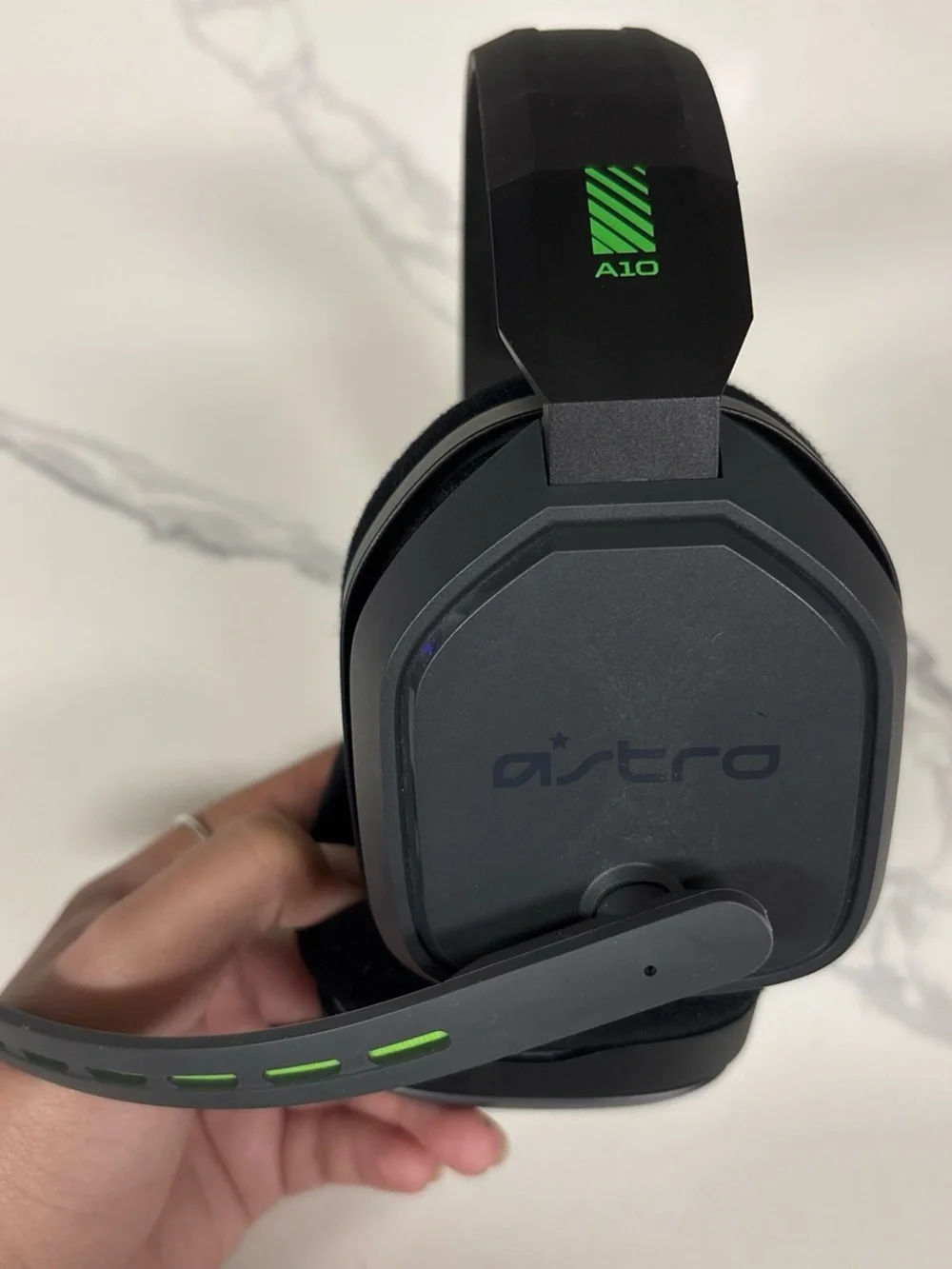 Astro A10 Gaming Headset - Black with Green Accents